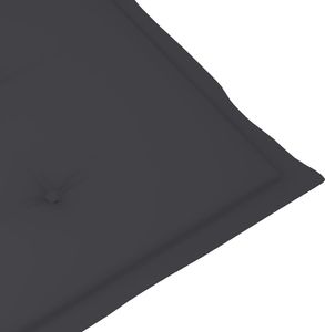 vidaXL Fotel bujany z poduszką, bambusowy 7