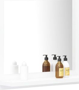 Lustro vidaXL w ramie 40x37cm biały (804553) 3