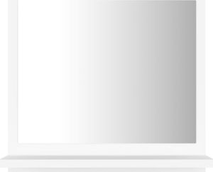 Lustro vidaXL w ramie 40x37cm biały (804553) 5