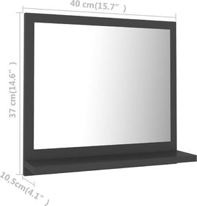 Lustro vidaXL w ramie 40x37cm  (804555) 7