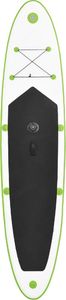 vidaXL Nadmuchiwana deska SUP z żaglem i akcesoriami, zielono-biała 6