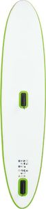 vidaXL Nadmuchiwana deska SUP z żaglem i akcesoriami, zielono-biała 7
