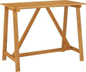 vidaXL Ogrodowy stolik barowy, 140x70x104 cm, lite drewno akacjowe 1