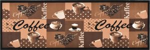vidaXL Kuchenna mata podłogowa Coffee, brązowa, 45x150 cm 1