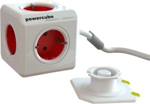 PowerCube Przedłużacz Extended 3m czerwony Typ F (1307/DEEXPC) 2