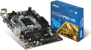 Płyta główna MSI B150M PRO-VD, B150, DDR4, SATA3, USB 3.1, mATX (B150M PRO-VD) 1