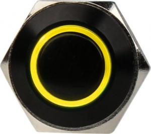 DimasTech Przycisk LED 16mm Żółty (PD030) 1