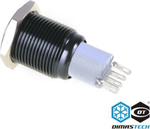 DimasTech Przycisk LED 19mm Żółty (PD042) 3