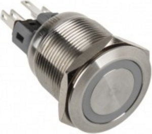 DimasTech Przycisk LED 22mm Biały (PD099) 2