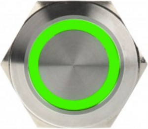 DimasTech Przełącznik LED 25mm Zielony (PD056) 2