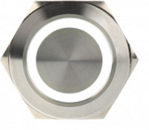 DimasTech Przełącznik LED 25mm Biały (PD058) 2