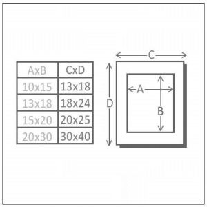 Ramka Deknudt 20x25, drewaniana, czarna (S66KF2 P1 20X25) 4