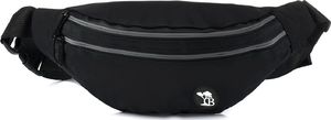 Beltimore Czarna saszetka nerka wodoodporna biodrówka pas Beltimore C63 5