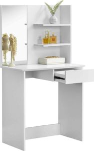 ModernHome Toaletka kosmetyczna nowoczesna duże lustro półki ModernHome 3