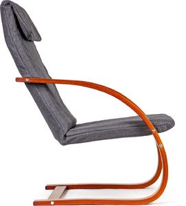 ModernHome Fotel fiński bujany leżanka leżak do salonu 3