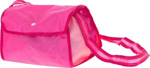 KIK Wózek dla lalek gondola z torbą różowy 13
