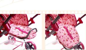 KIK Wózek dla lalek składany spacerówka/gondola 2w1 8