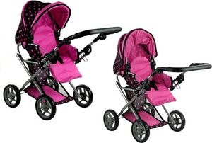 Lean Sport Wózek dla lalek Alice głęboki nosidło torba pościel 2