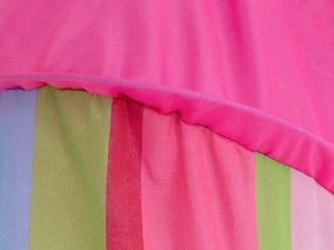 KIK Wózek dla lalek gondola z torbą różowy 12