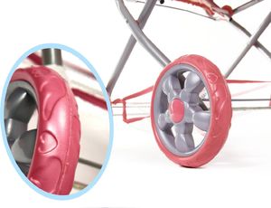 KIK Wózek dla lalek składany spacerówka/gondola 2w1 3