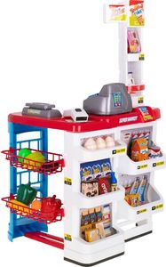 KIK Super market sklep kasa fiskalna + wózek 3