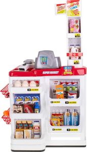 KIK Super market sklep kasa fiskalna + wózek 4