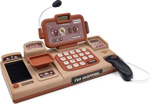 DK Edukacyjna sklepowa kasa fiskalna mikrofon waga koszyk akcesoria 2