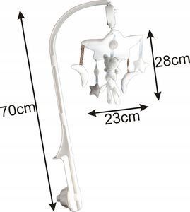 KIK Karuzela na łóżeczko pluszowe zawieszki 12