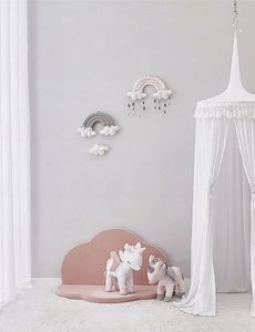 KIK Mata dla dzieci do zabawy chmurka różowa 7