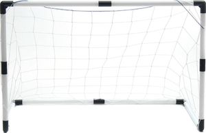 KIK Bramki piłkarskie 2 szt. 2w1+piłka+pompka 2