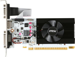 Karta graficzna MSI GeForce GT 730 OC 1GB GDDR5 (64 bit) D-Sub, DVI, HDMI, BOX (N730K-1GD5LP/OCV1) 2