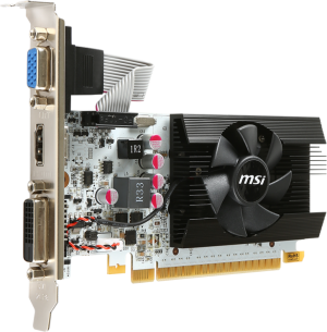 Karta graficzna MSI GeForce GT 730 OC 1GB GDDR5 (64 bit) D-Sub, DVI, HDMI, BOX (N730K-1GD5LP/OCV1) 3