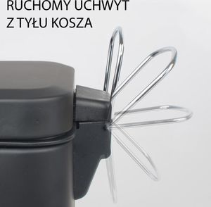 Kosz na śmieci YokaHome na pedał czarny 9