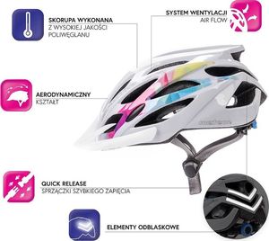 Meteor KASK ROWEROWY METEOR SHIMMER black M 8