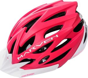 Meteor KASK ROWEROWY METEOR MARVEN coral/white L 1
