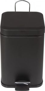 YokaHome Zestaw łazienkowy 2-elementowy - kosz na śmieci i szczotka WC - czarny - Yoka 6