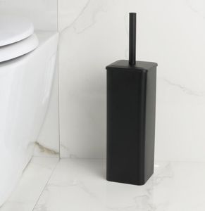 YokaHome Zestaw łazienkowy 2-elementowy - kosz na śmieci i szczotka WC - czarny - Yoka 7