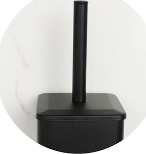 YokaHome Zestaw łazienkowy 2-elementowy - kosz na śmieci i szczotka WC - czarny - Yoka 9