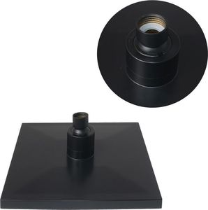 Zestaw prysznicowy YokaHome z deszczownicą z baterią czarny 11