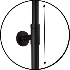 Zestaw prysznicowy YokaHome z deszczownicą z baterią czarny 9