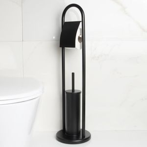 YokaHome Stojak na papier toaletowy czarny 3