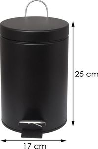 YokaHome Stojak na papier toaletowy czarny 9