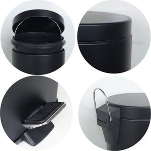 YokaHome Stojak na papier toaletowy czarny 10