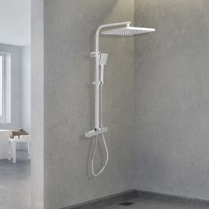 Zestaw prysznicowy YokaHome Panel prysznicowy natryskowy slim termostatyczny z deszczownicą 30 cm - Yoka 2