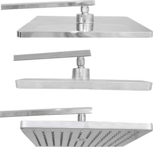 Zestaw prysznicowy YokaHome Panel prysznicowy natryskowy slim termostatyczny z deszczownicą 30 cm - Yoka 5