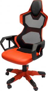 Fotel E-Blue Cobra Air EEC307 czarno-czerwony + zestaw gamingowy Polygon 1