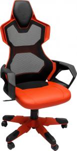 Fotel E-Blue Cobra Air EEC307 czarno-czerwony + zestaw gamingowy Polygon 4