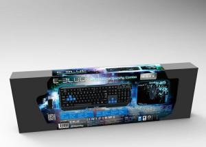 Fotel E-Blue Cobra czerwony + zestaw gamingowy Polygon (EEC310) 17