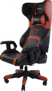 Fotel E-Blue Cobra czerwony + zestaw gamingowy Polygon (EEC310) 2