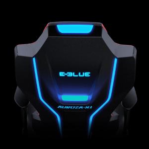 Fotel E-Blue Auroza X1 LED czarno-czerwony + zestaw gamingowy Polygon (EEC301P) 11